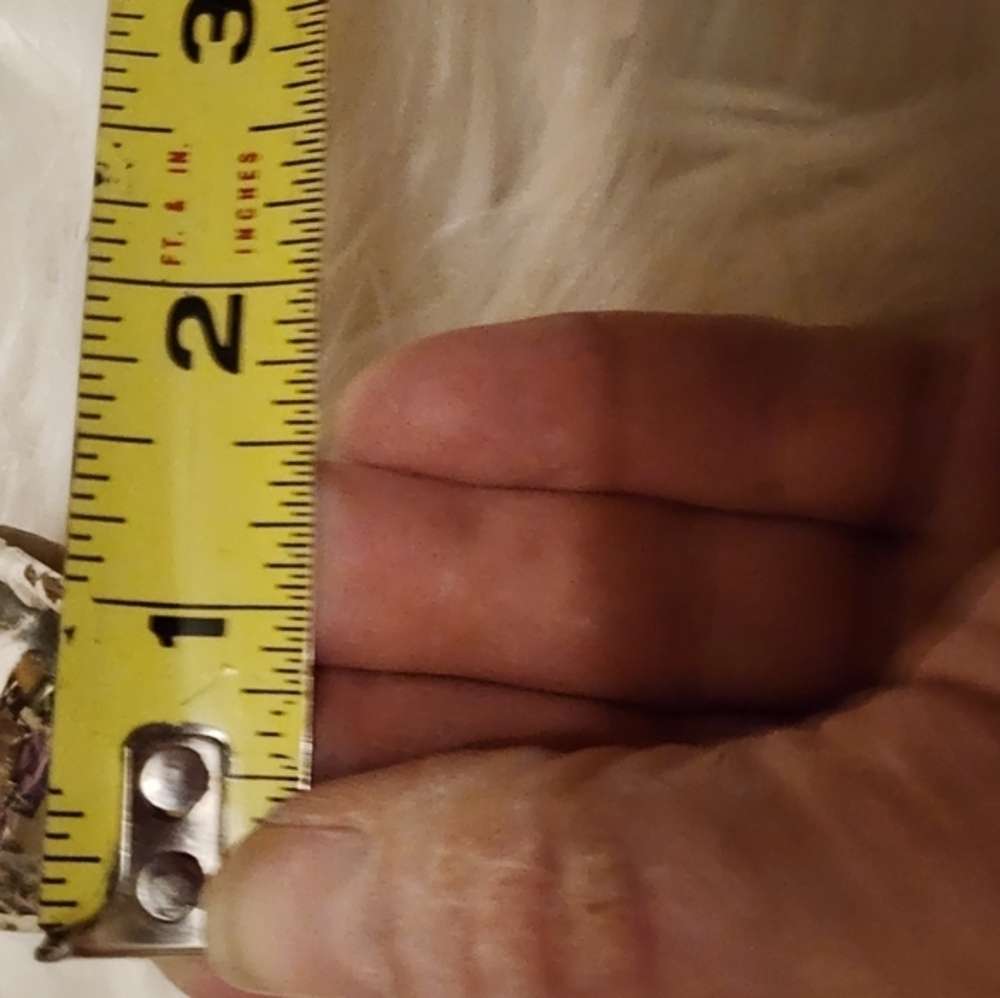 Vintage‎ Brutalist Silver Cuff - Picture 9 of 9